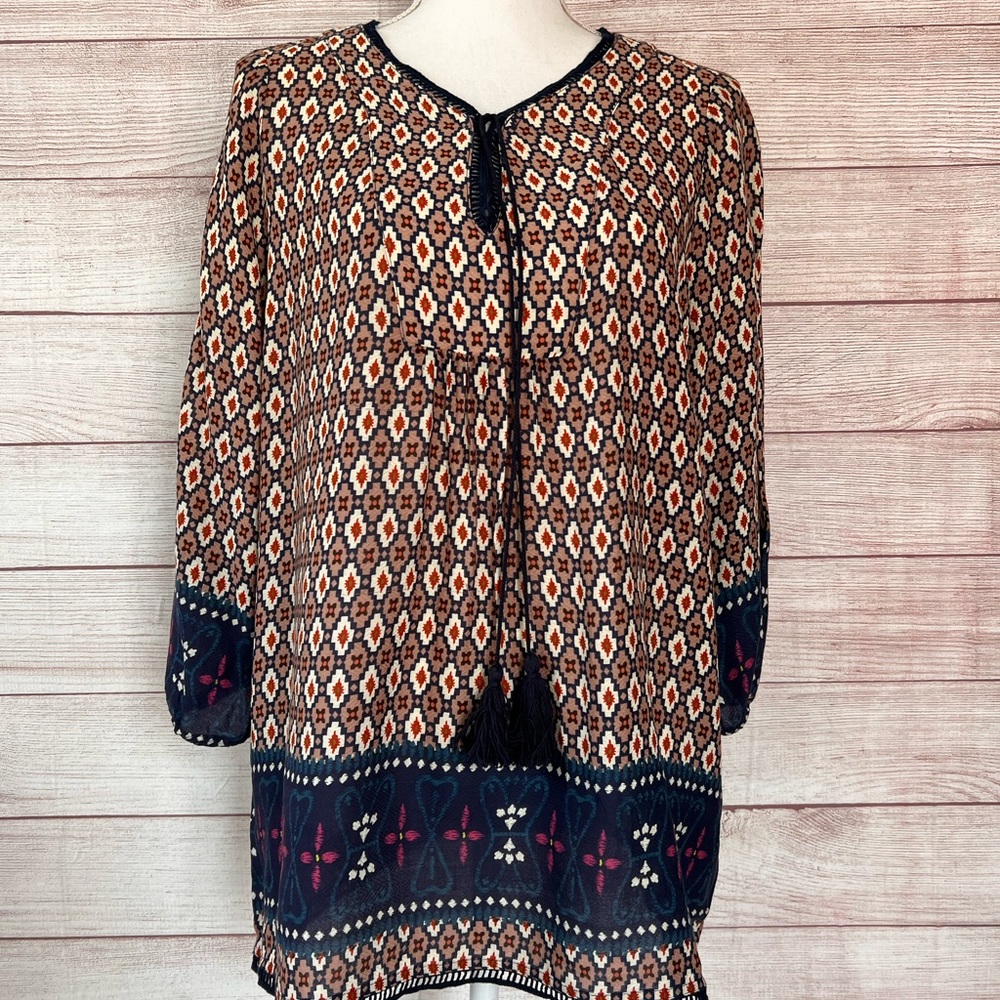 Pleione Top, boho, tunic, blouse, size medium in excellent condition